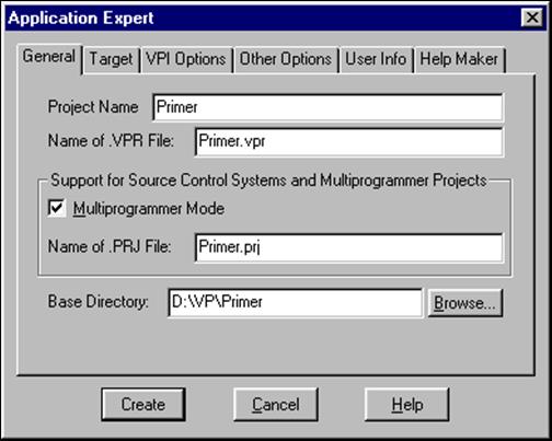 Решение. 1. Запустите среду Visual Prolog и создайте новый проект (Project | New Project), активизируется окно Application Expert (эксперт приложения) - student2.ru