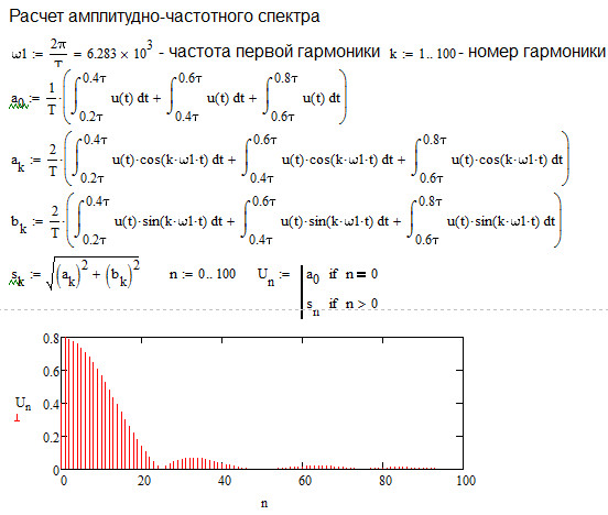 Решение задачи в среде MathCAD - student2.ru