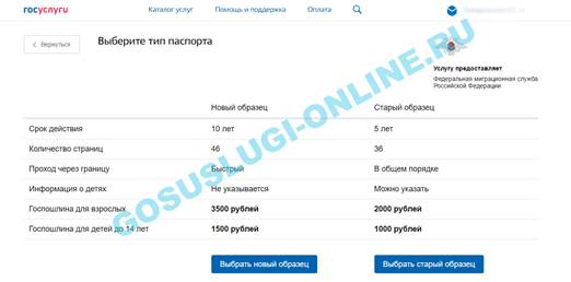 Шаг 1. Выбор услуги в личном кабинете. Инструкция по оформлению загранпаспорта через Госуслуги - student2.ru