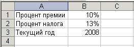 Составление формул с абсолютными и относительными адресами - student2.ru