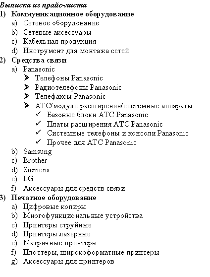 Создание многоуровневых списков. 1. Скопируйте текст (который расположен в графе Исходный текст в таблице - student2.ru