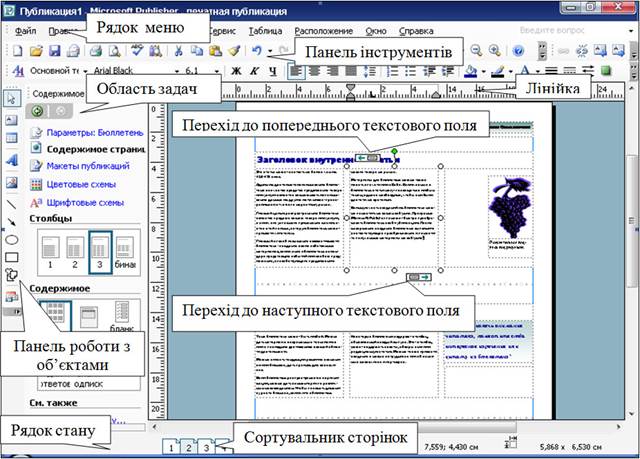 Створення бюлетеня на основі шаблону - student2.ru