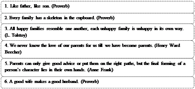 Unit 2. Family matters - student2.ru