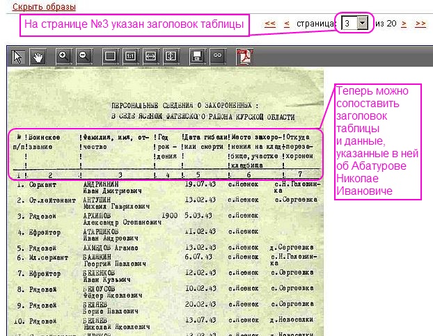 Второй этап формирования базы данных электронной картотеки - student2.ru