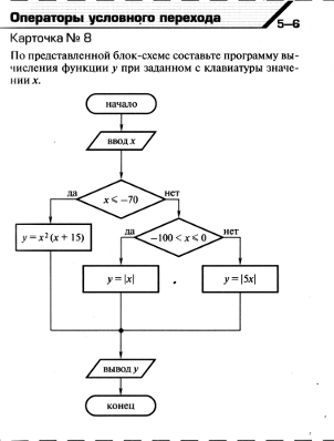 Задачи на условный оператор и оператор выбора - student2.ru