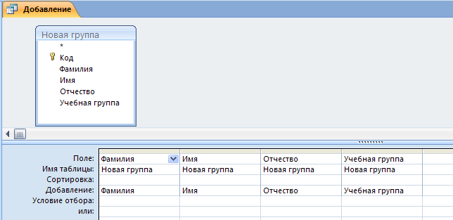 Задание 8. Постройте запрос на добавление - student2.ru