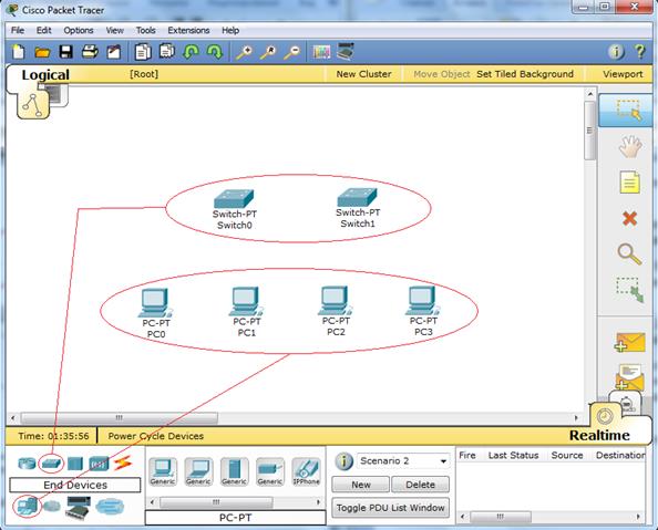 Знакомство со средой Cisco Packet Tracer. - student2.ru