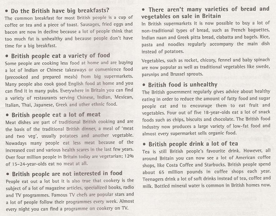 British food: stereotypes and true facts - student2.ru