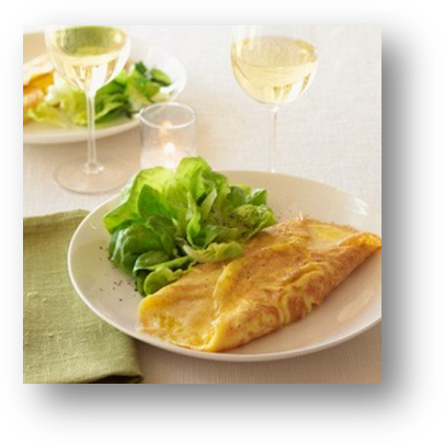 Classical French cheese omelet - student2.ru