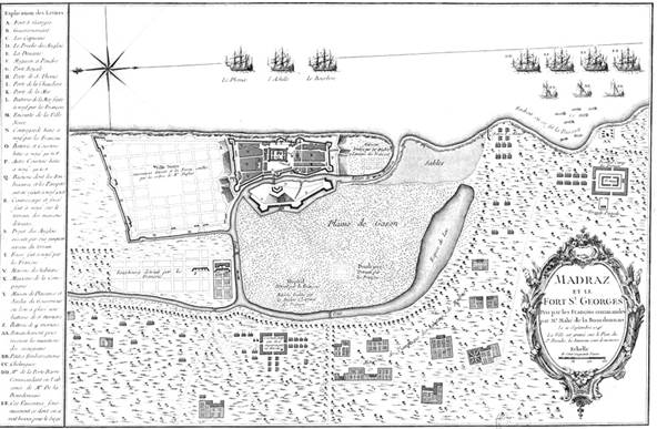 Карта острова Иль де Франс, 1740-е годы - student2.ru