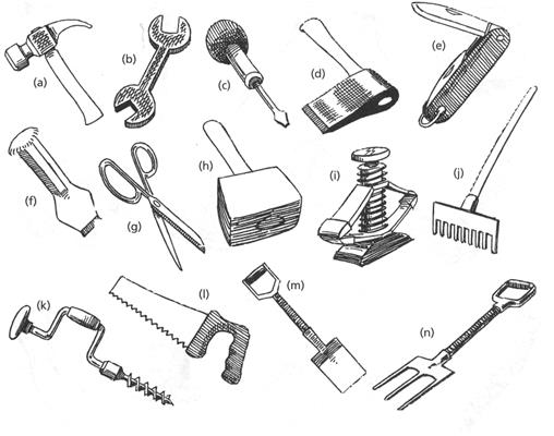 Spade penknife chisel fork drill - student2.ru