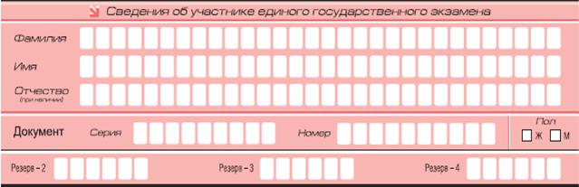 Заполнение бланка регистрации устного экзамена - student2.ru