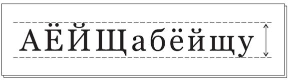 Классификация шрифтов по размерам - student2.ru