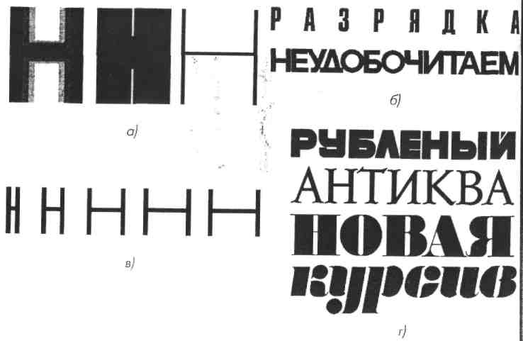 история развития русских шрифтов - student2.ru