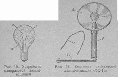одноразовая лампа-вспышка и вспышка магния - student2.ru