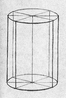 Построение каркасов куба, призмы, цилиндра, конуса - student2.ru