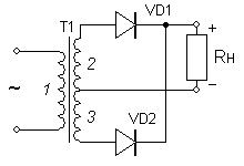 Трехфазная мостовая схема выпрямления - student2.ru