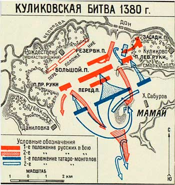 Утро на Куликовом поле. Художник А. Бубнов - student2.ru