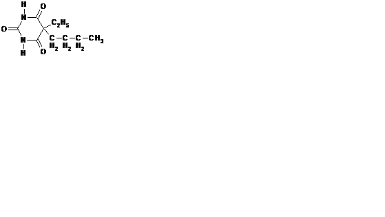 Данная формула соответствует токсическому веществу: Бутобаарбитал. - student2.ru