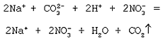 Если в результате реакции выделяется газообразное вещество - student2.ru