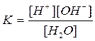Ионное произведение воды и водородный показатель - student2.ru