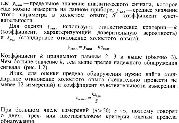 Характеристики физико-химических методов анализа - student2.ru