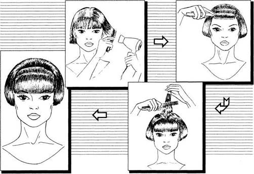 Короткие волосы — это стильно. I Вымойте волосы, густо нанесите на них мусс или гель - student2.ru