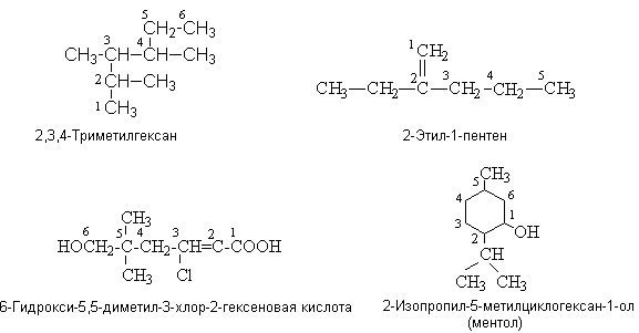 Номенклатура органических соединений. - student2.ru
