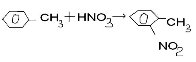 Опишите механизм получения из толуола 2-нитротолуола - student2.ru