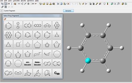 Примеры задания конфигурации молекул в редакторе GaussView - student2.ru