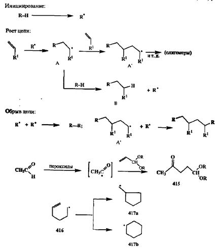 Радикальные реакции и их роль в синтезе циклических соединений - student2.ru