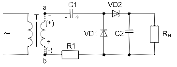 Схемы выпрямления с умножением напряжения - student2.ru