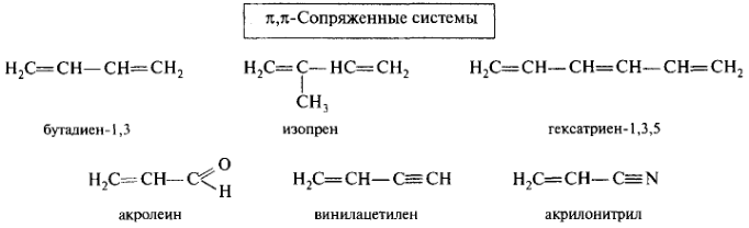 Сопряжение (p,p и р,p). Энергия сопряжения. Сопряженные системы с открытой и замкнутой цепью сопряжения (вопр. 6): строение, устойчивость, примеры - student2.ru