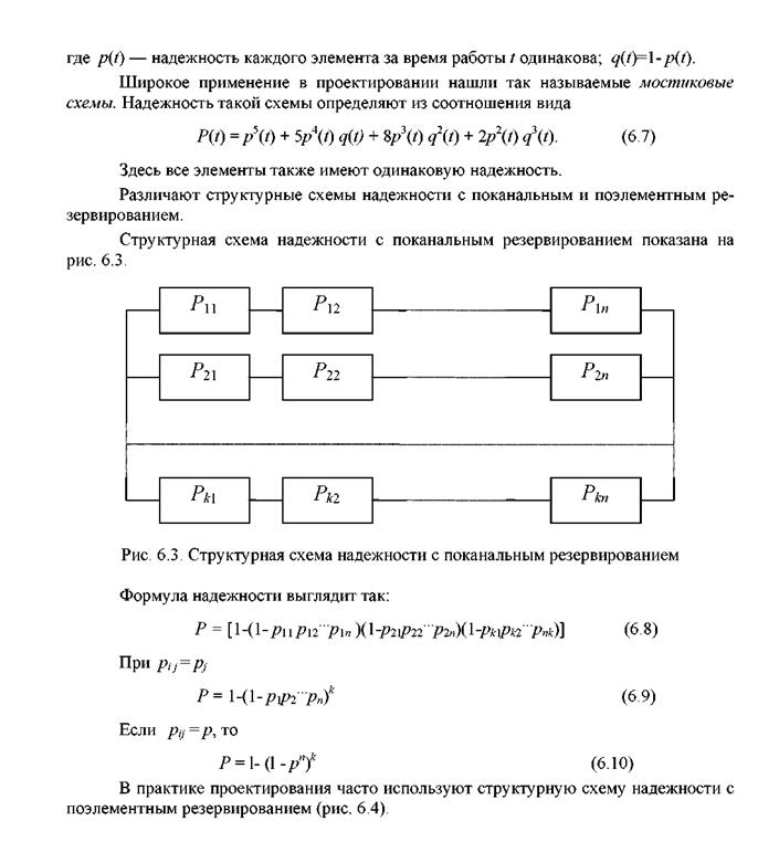 Структурные схемы надежности систем с параллельным соединением элементов - student2.ru