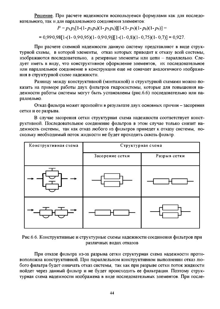 Структурные схемы надежности систем с параллельным соединением элементов - student2.ru