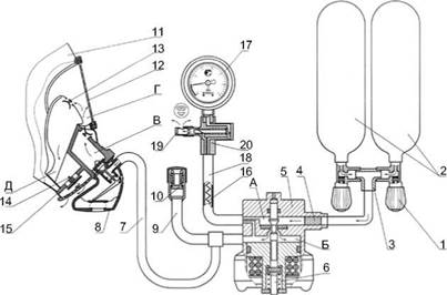 Устройство и работа составных частей респиратора - student2.ru