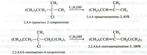 Влияние относительной нуклеофильности и относительной основности реагента на направление реакции дегидрогалогенирования - student2.ru