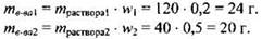 Вычисление массы растворенного вещества, содержащегося в определенной массе раствора с известной массовой долей - student2.ru