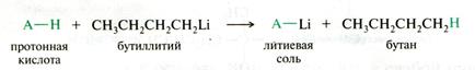 Взаимодействие с протонными соединениями (как основания Бренстеда) - student2.ru
