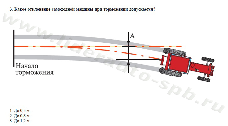Экзамен, теория, трактора и спецтехника категории "С", 16-20 - student2.ru