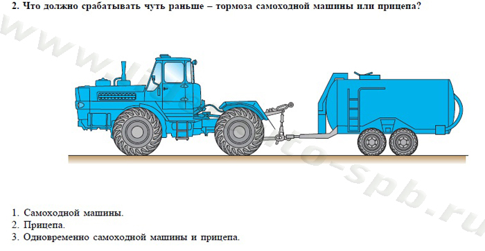 Экзаменационные билеты для теоретического экзамена по безопасной эксплуатации самоходных машин (тракторов и спецтехники) категория D - student2.ru