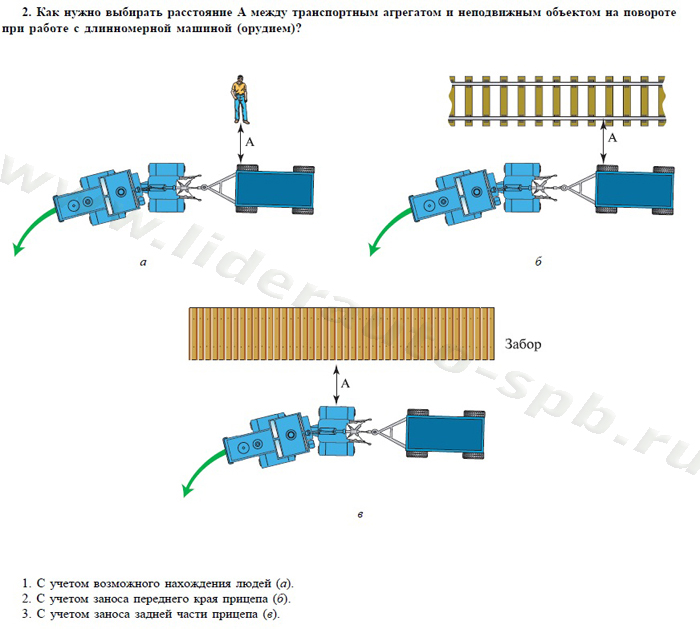Экзаменационные билеты для теоретического экзамена по безопасной эксплуатации самоходных машин (тракторов и спецтехники) категория D - student2.ru