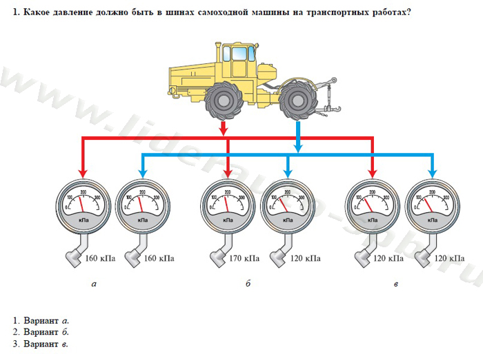 Экзаменационные билеты для теоретического экзамена по безопасной эксплуатации самоходных машин (тракторов и спецтехники) категория D - student2.ru