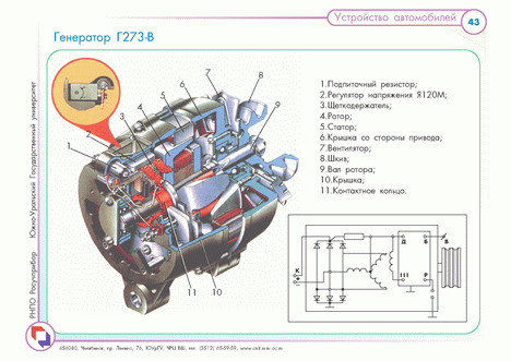 Электрооборудование автомобилей - student2.ru