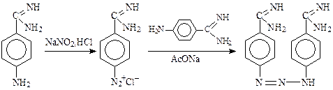 Замещение диазогруппы на галоген.Для замены диазогруппы на атомы хлора или брома используют реакцию Зандмейра-Гаттермана. - student2.ru