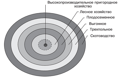 Концепция территориальной структуры хозяйства и расселения Маергойза - student2.ru