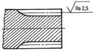 Обозначение шероховатости поверхностей - student2.ru