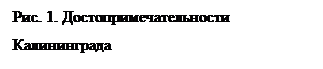 Анализ культурного потенциала Калининградской области. Проблемы туристической области в регионе - student2.ru