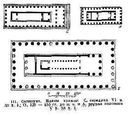 Развитие дорического периптера в период архаики. На примере храмов Селинунта, Посейдонии, Олимпии - student2.ru