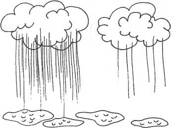 Рисование. «Дождик кап-кап-кап» - student2.ru